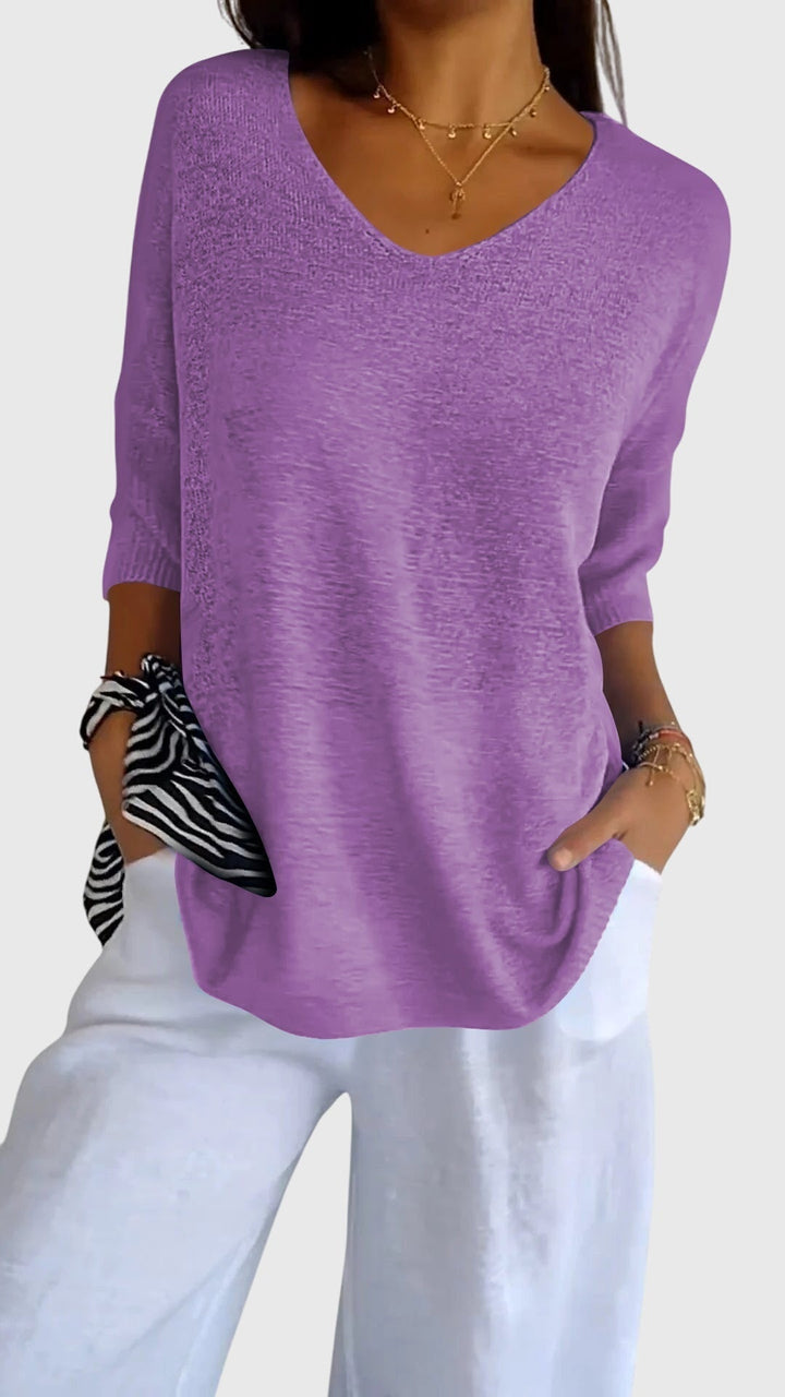 Muse and Valeur | V-Neck Top