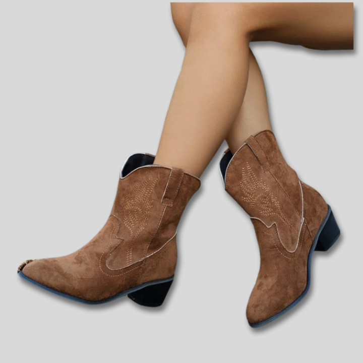 Muse and Valeur | Embroidered Cowboy Boots