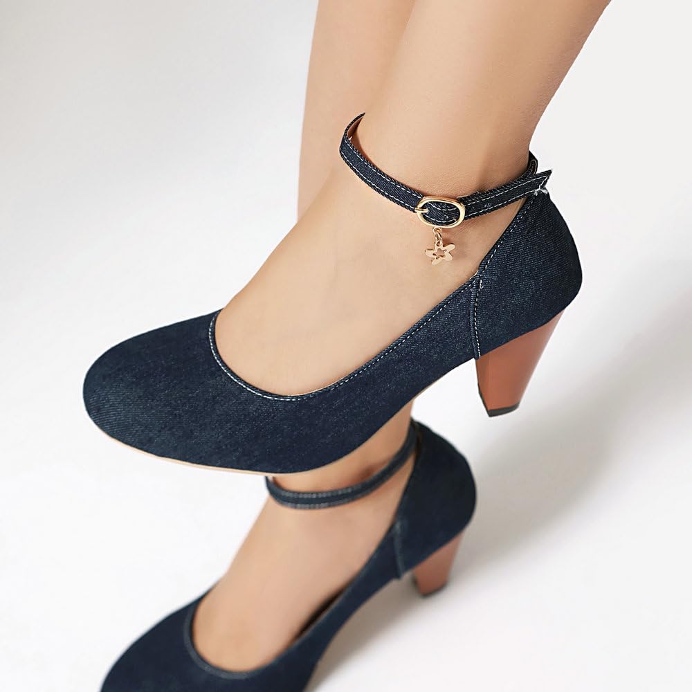 Muse & Valeur | Heels for Women, Leather, Slim Fit, Black, Elegant