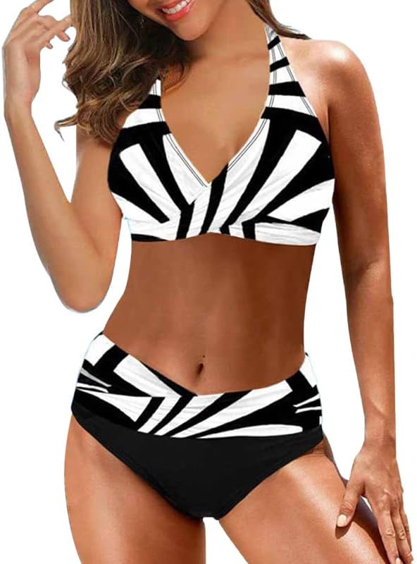 Muse & Valeur | Striped Bikini Set for Women
