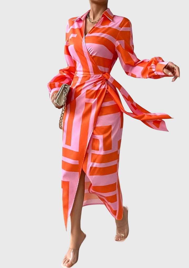Muse and Valeur | Wrap Dress with Print