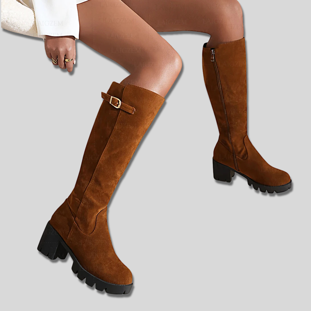Muse and Valeur | Suede Knee High Boots