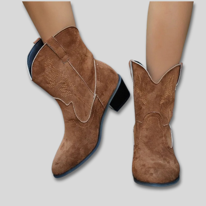 Muse and Valeur | Embroidered Cowboy Boots