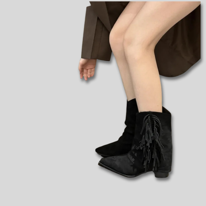 Muse and Valeur | Suede Western Boots