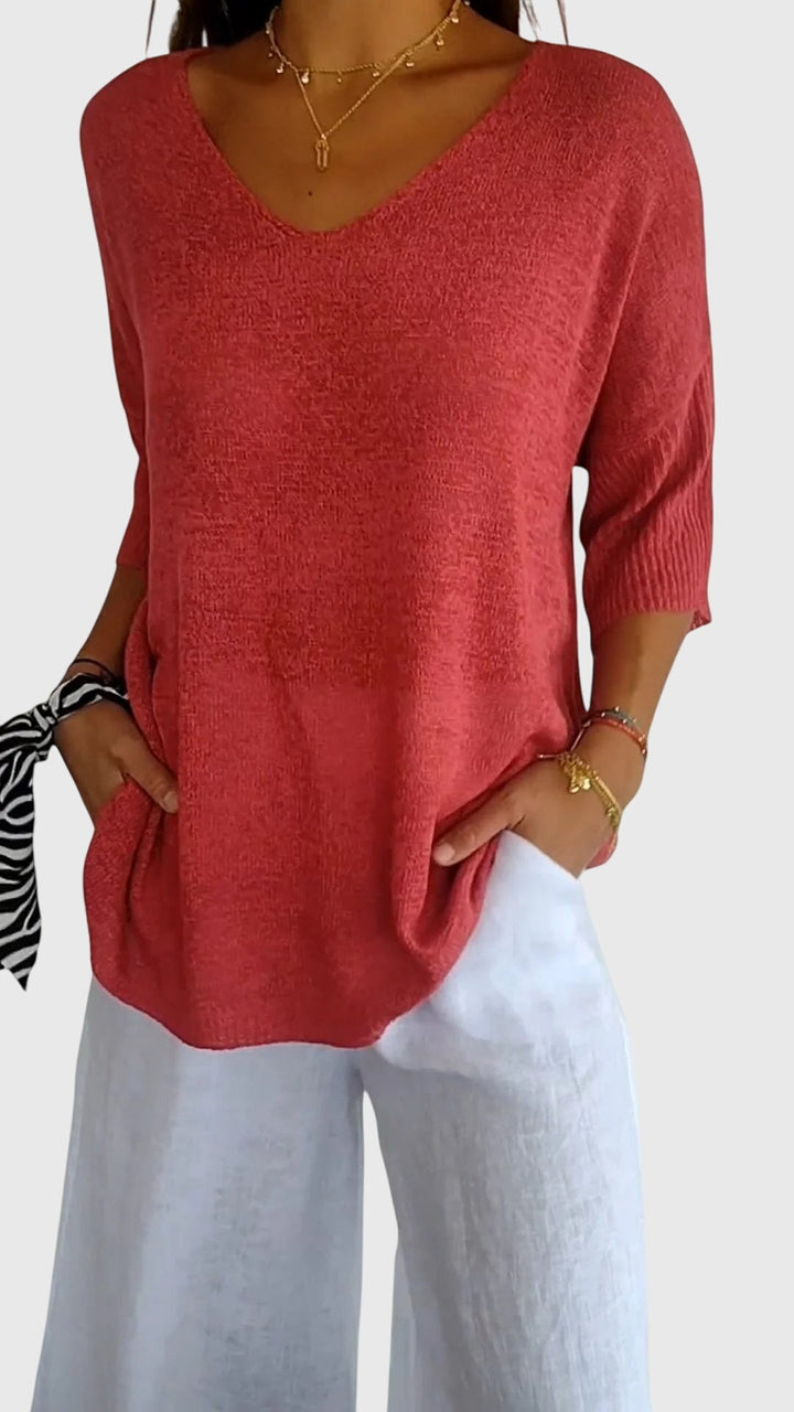 Muse and Valeur | V-Neck Top