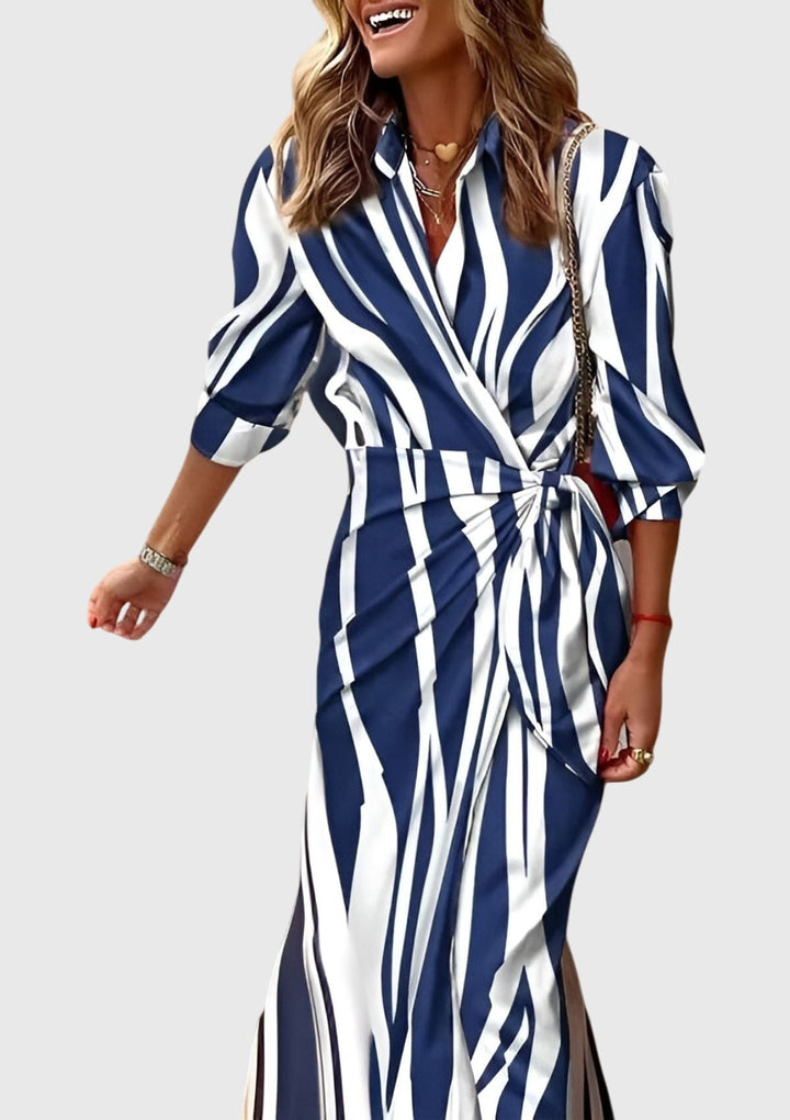 Muse and Valeur | Wrap Dress with Print
