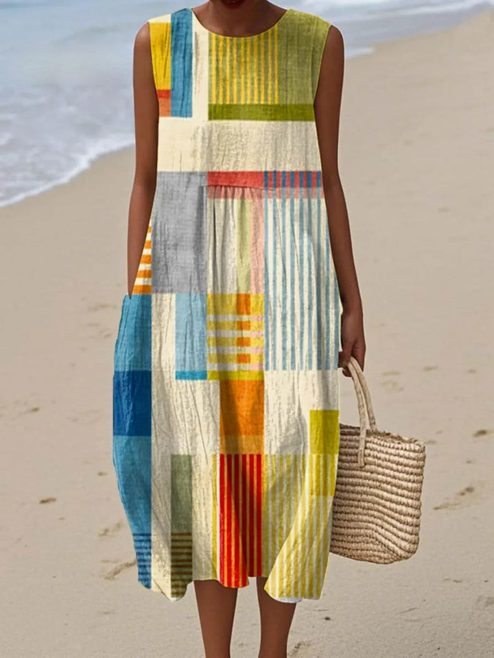 Muse & Valeur | Modern Patch Dress for Women