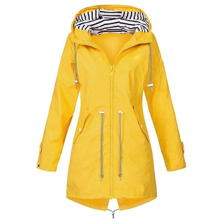Muse and Valeur | Women's Casual Hooded Lightweight Raincoat
