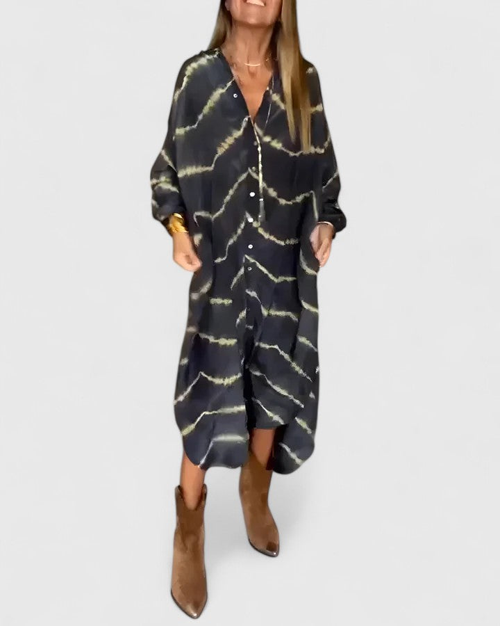 Muse and Valeur | Striped Maxi Dress