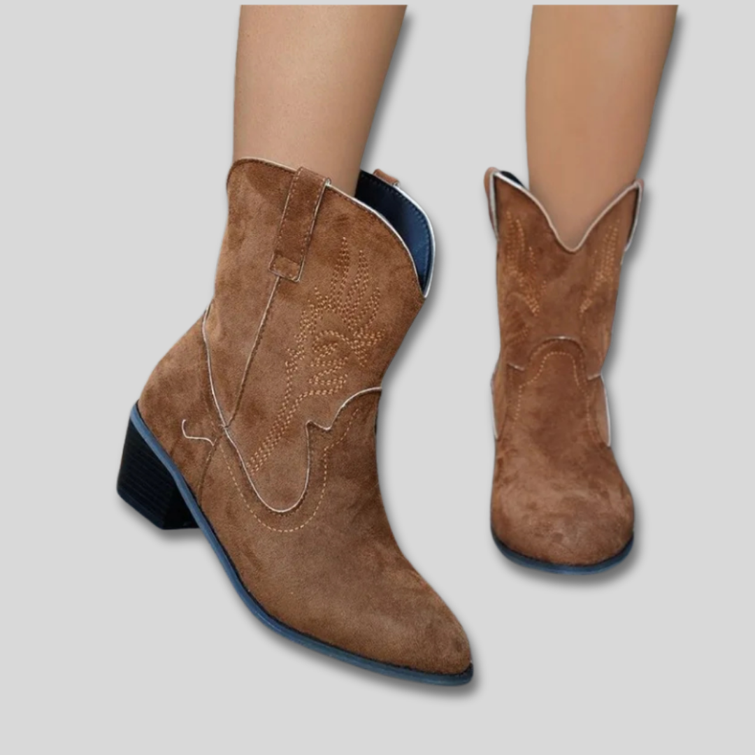 Muse and Valeur | Embroidered Cowboy Boots