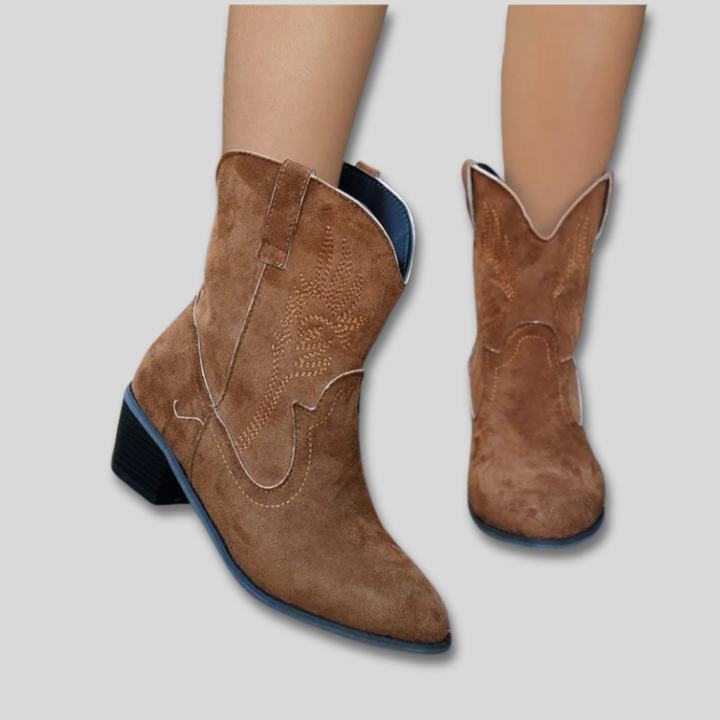 Muse and Valeur | Embroidered Cowboy Boots