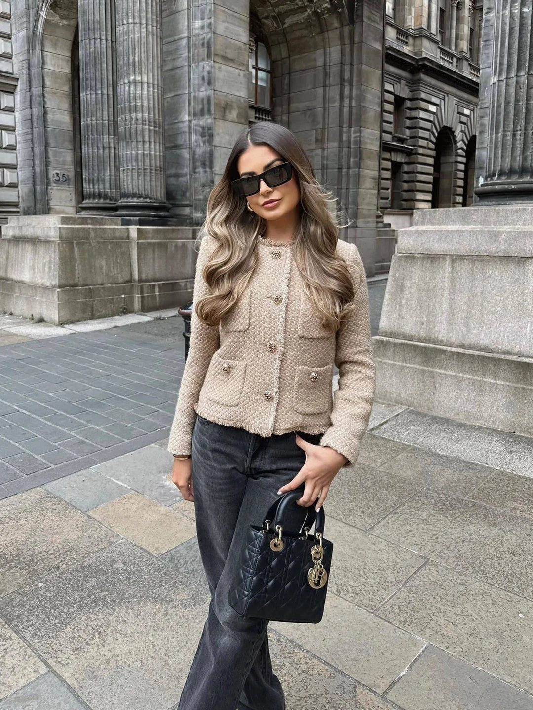 Muse and Valeur | Short Tweed Blazer