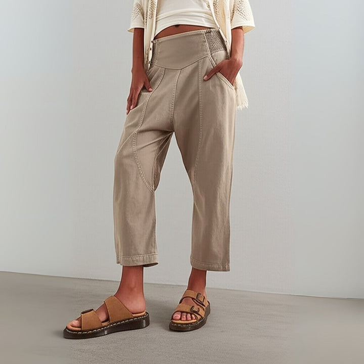 Muse & Valeur | Wide Leg Pant for Women in Soft Fabric, Casual Style, Black