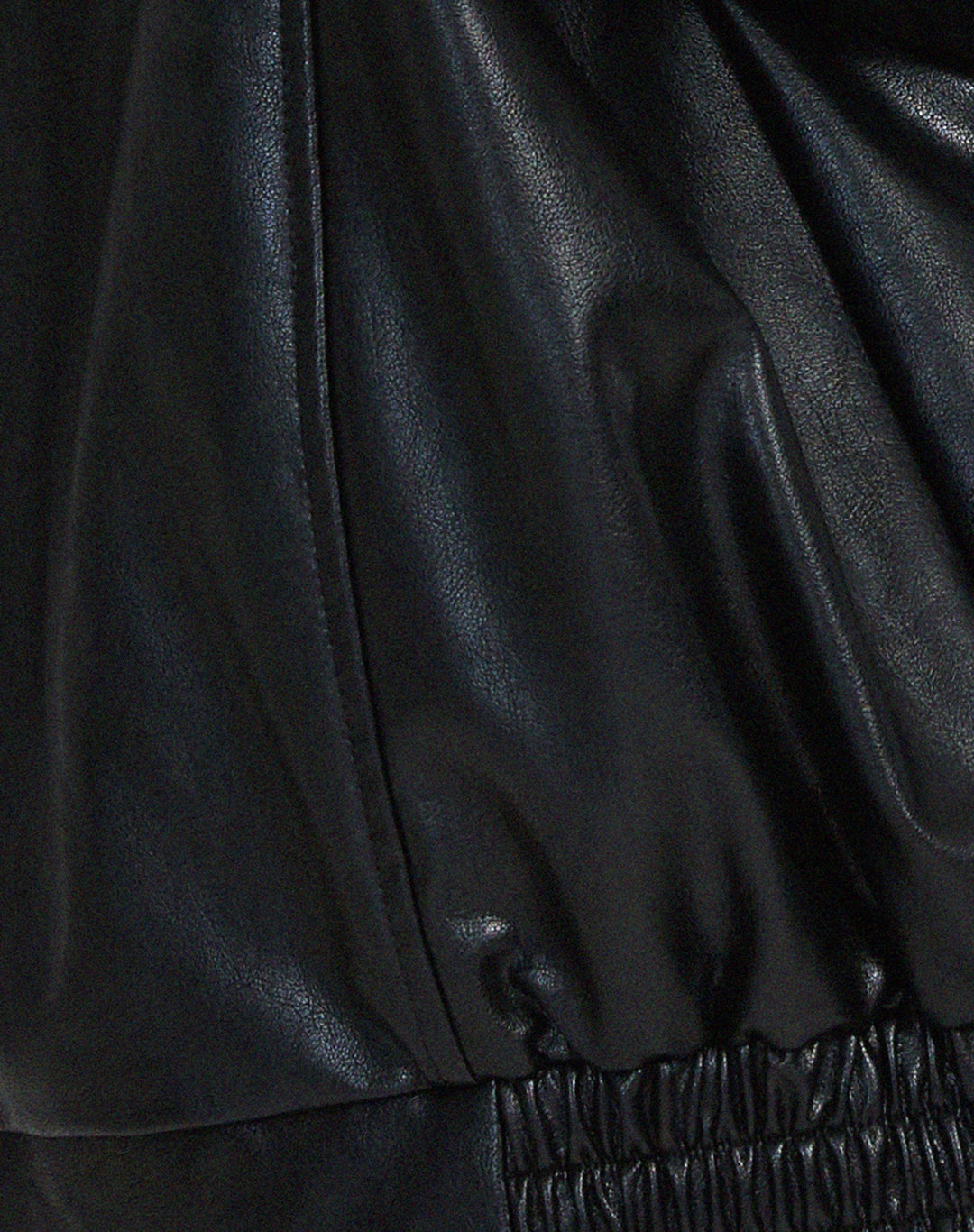 Muse and Valeur | Women’s Oversized Leather Bomber Jacket