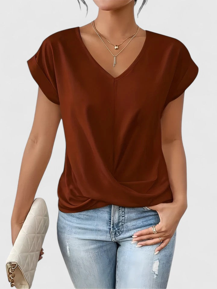 Muse and Valeur | Comfortable V-Neck Top