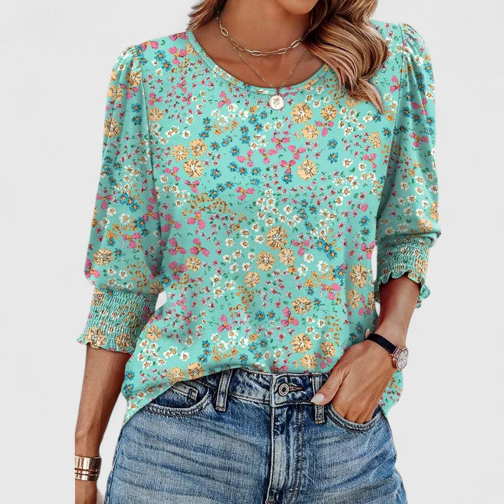 Muse and Valeur | Smocked Top