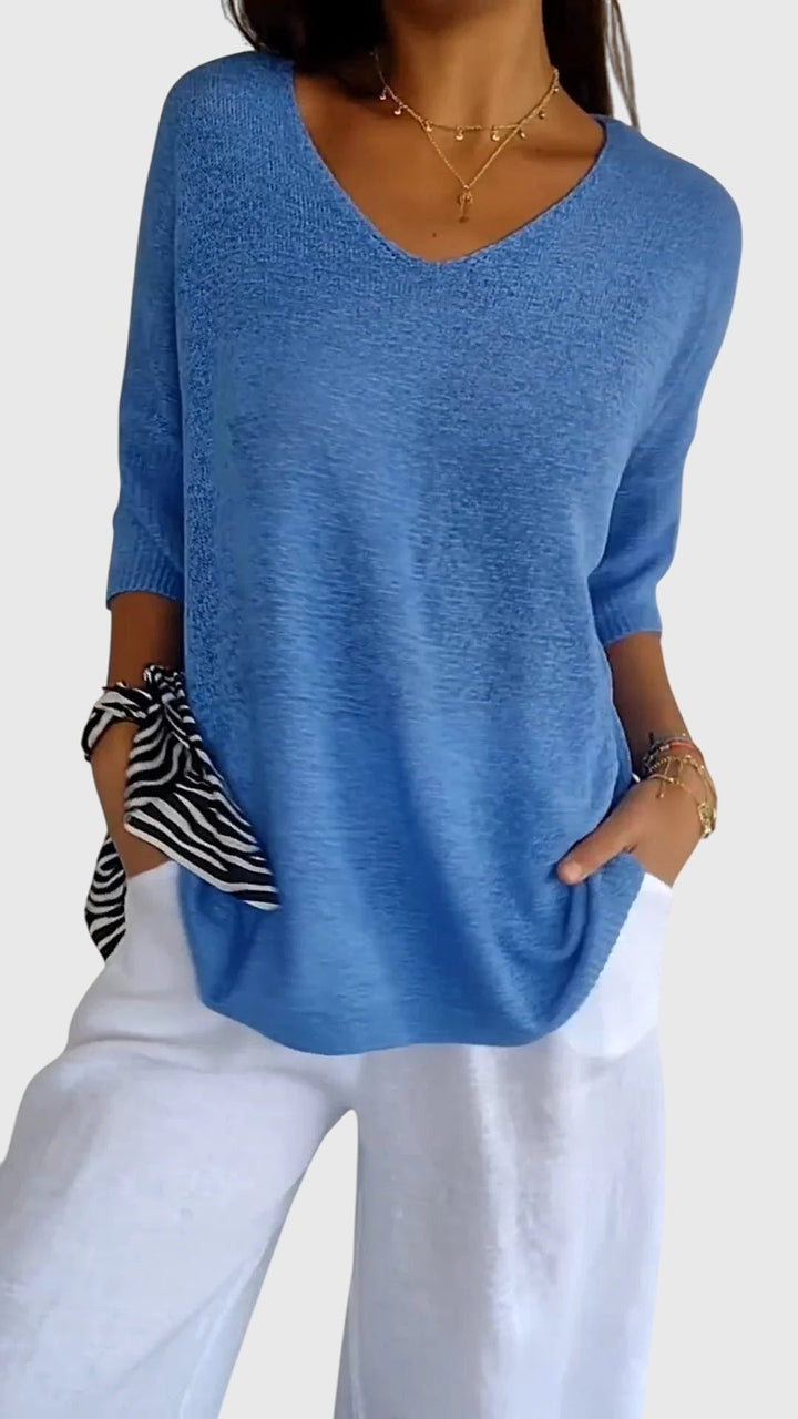 Muse and Valeur | V-Neck Top