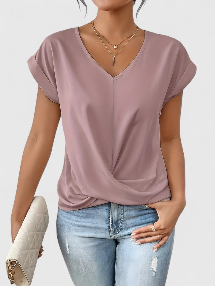 Muse and Valeur | Comfortable V-Neck Top