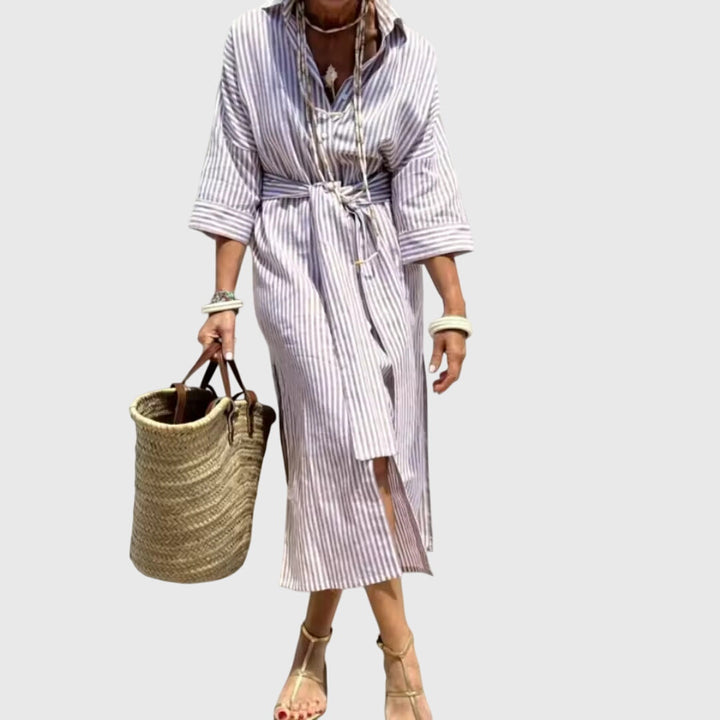 Muse and Valeur | Classic Striped Dress