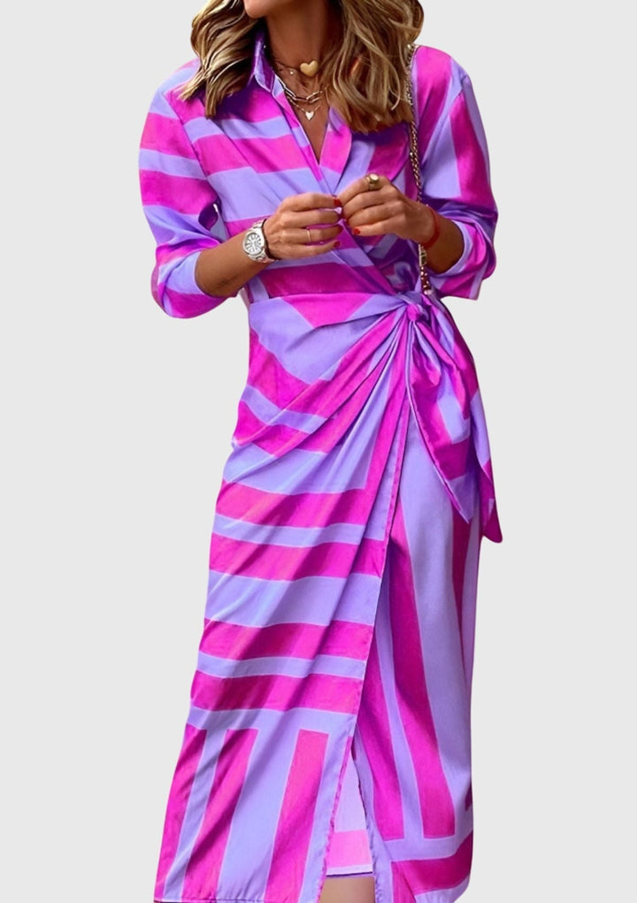 Muse and Valeur | Wrap Dress with Print