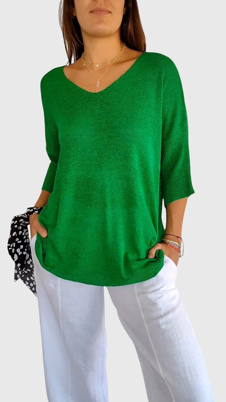 Muse and Valeur | V-Neck Top