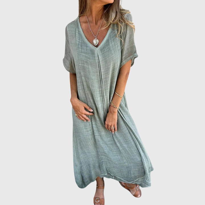 Muse and Valeur | Lightweight V-Neck Dress