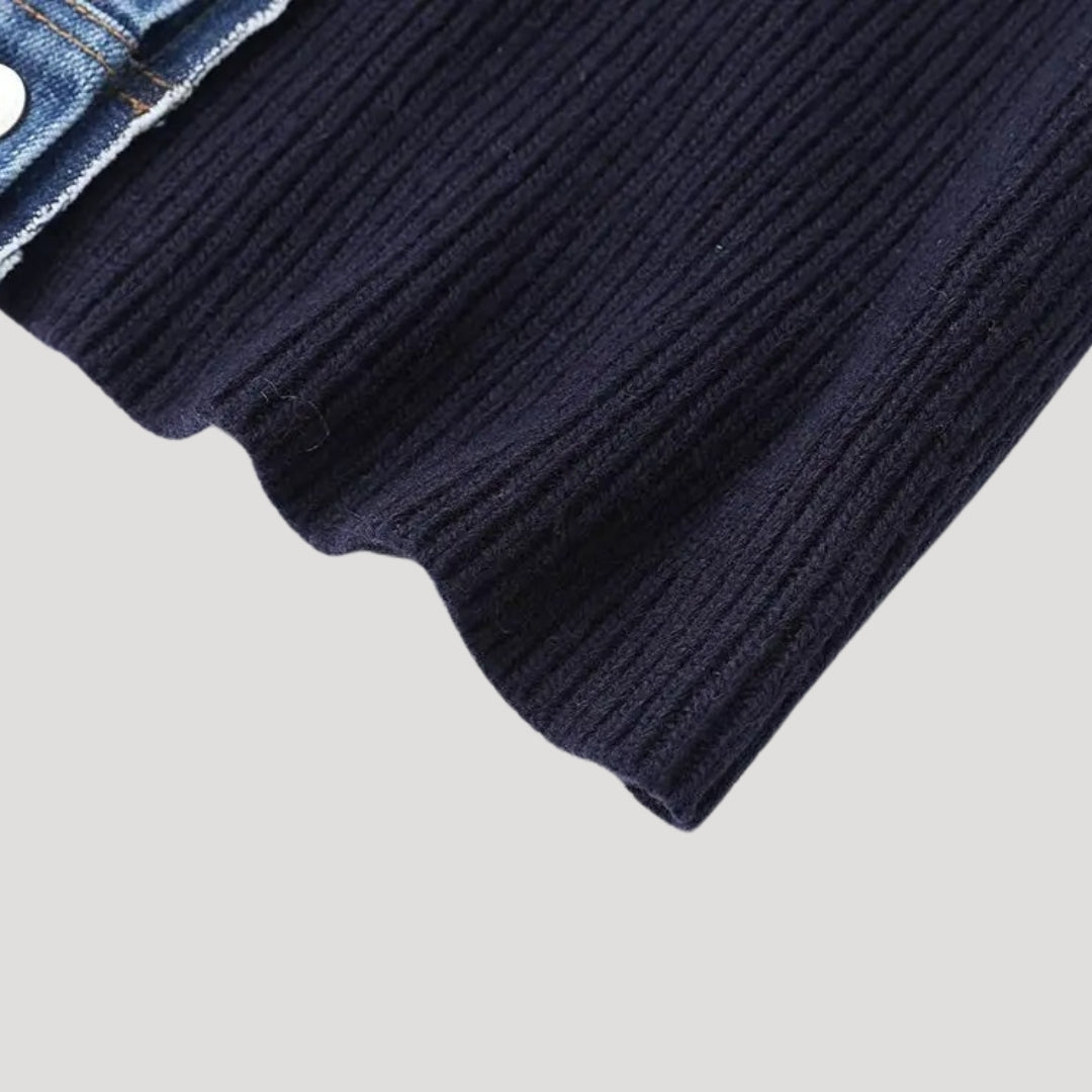 Muse and Valeur | Women's Layered Button Cardigan Jacket