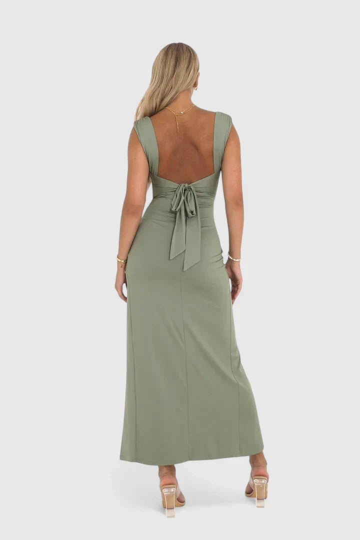 Muse and Valeur | Maxi Dress in Coral
