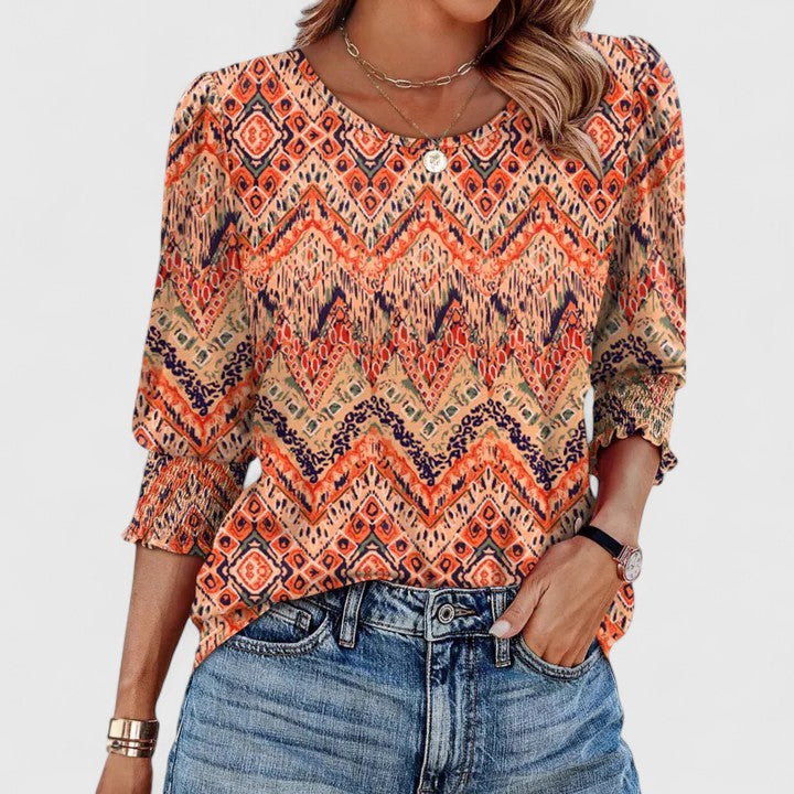 Muse and Valeur | Smocked Top