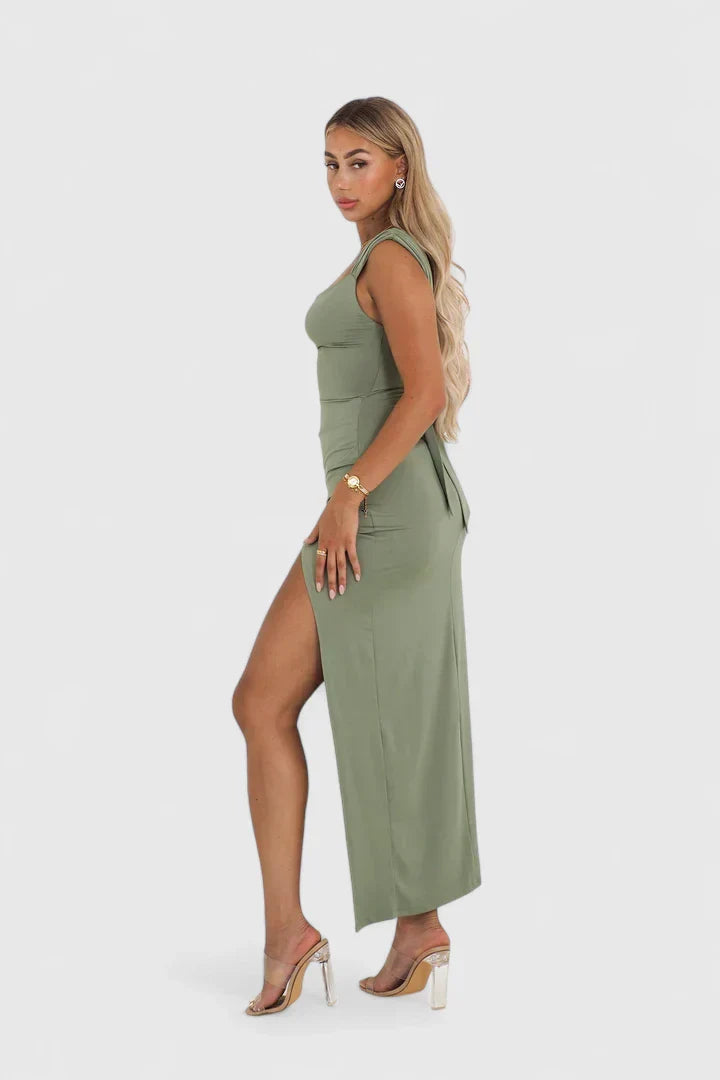 Muse and Valeur | Maxi Dress in Coral