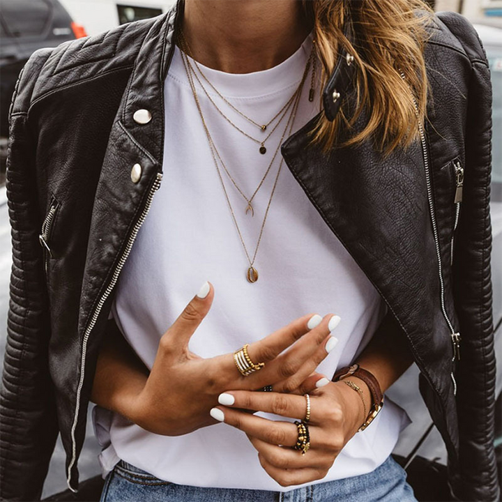 Muse and Valeur | Casual Biker Style Zipper Jacket