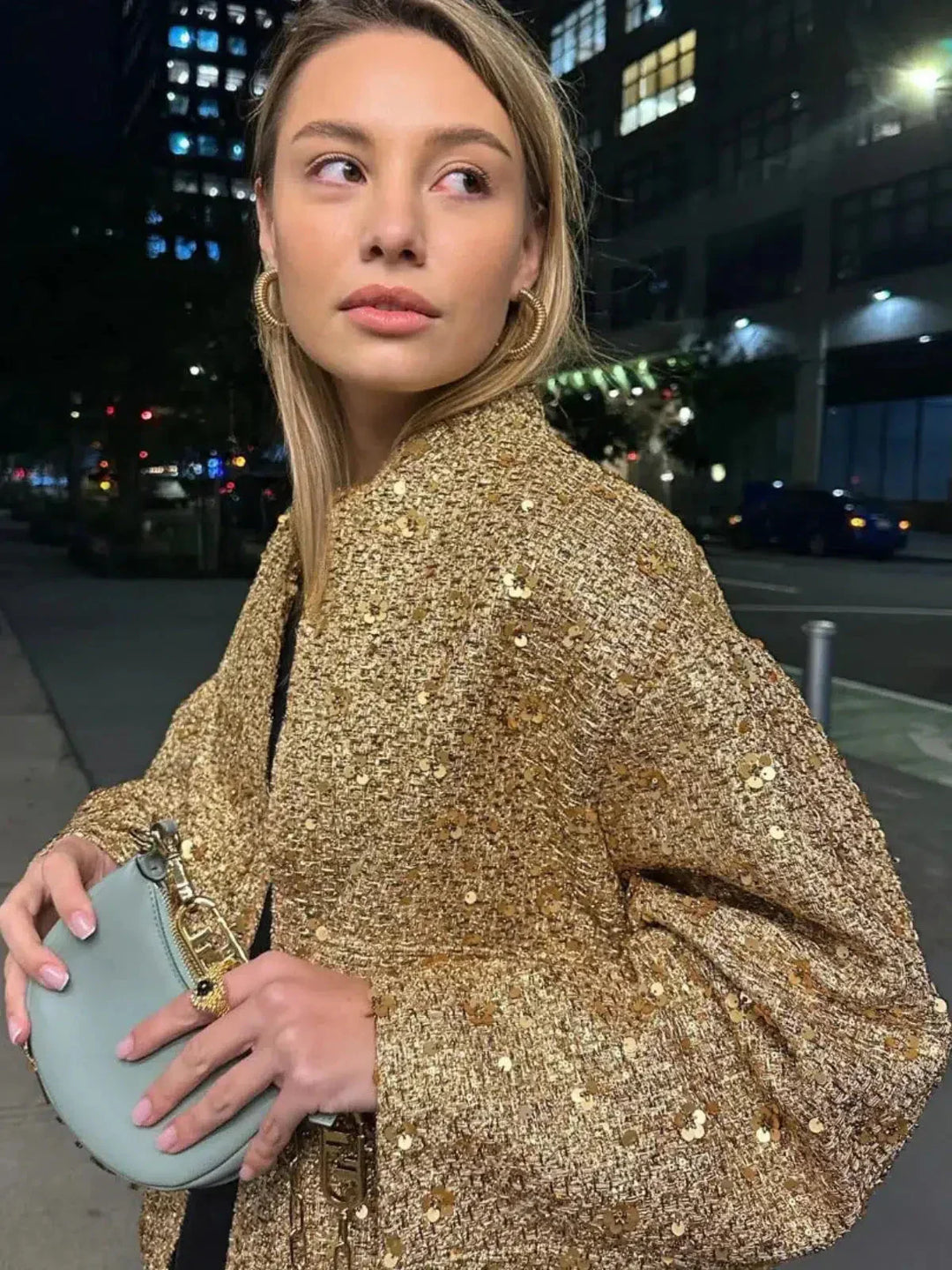 Muse and Valeur | Sequin Cropped Jacket