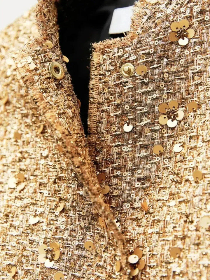 Muse and Valeur | Sequin Cropped Jacket