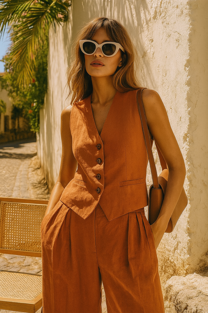 Muse and Valeur | Linen Trouser Set