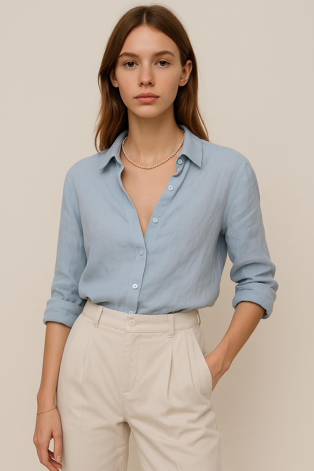 Muse and Valeur | Linen Blouse