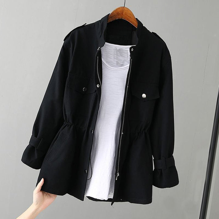 Muse and Valeur | Women's Utility Jacket, Zipper Closure