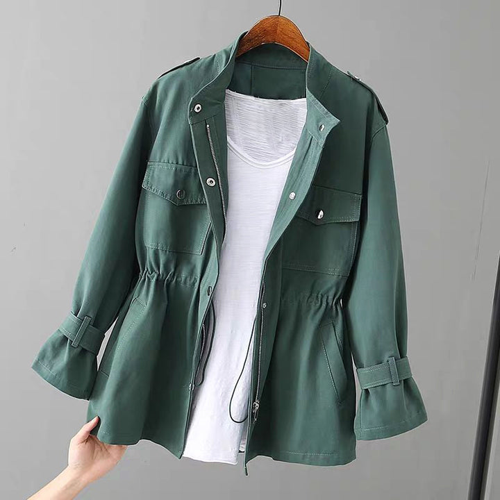 Muse and Valeur | Women's Utility Jacket, Zipper Closure