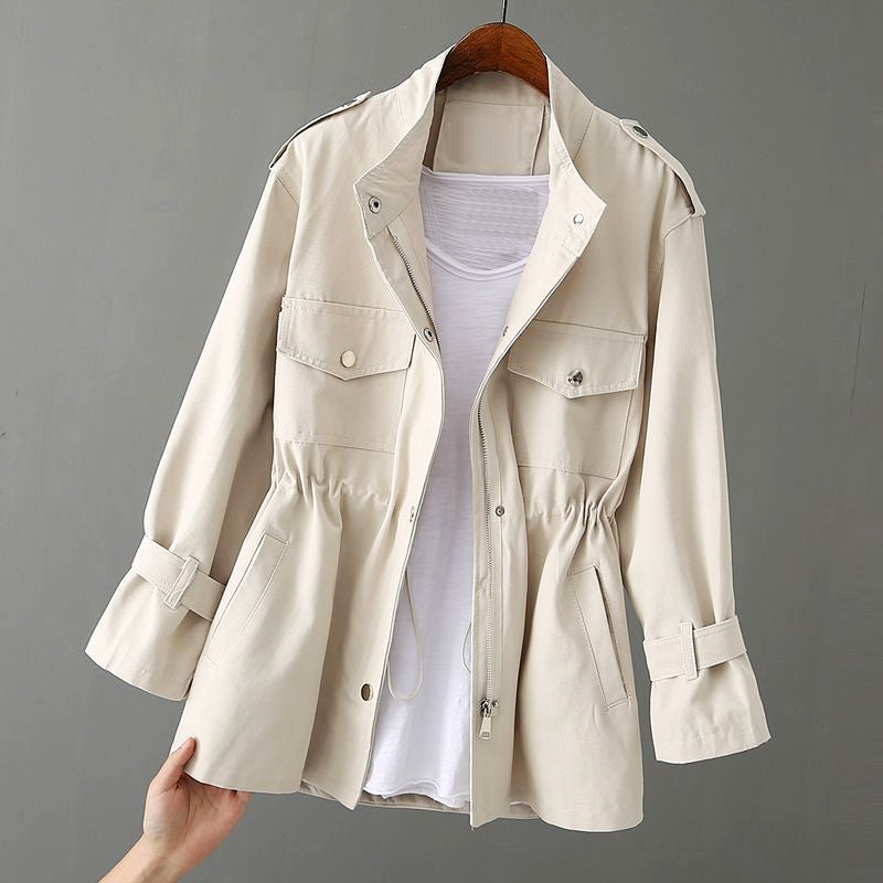 Muse and Valeur | Women's Utility Jacket, Zipper Closure