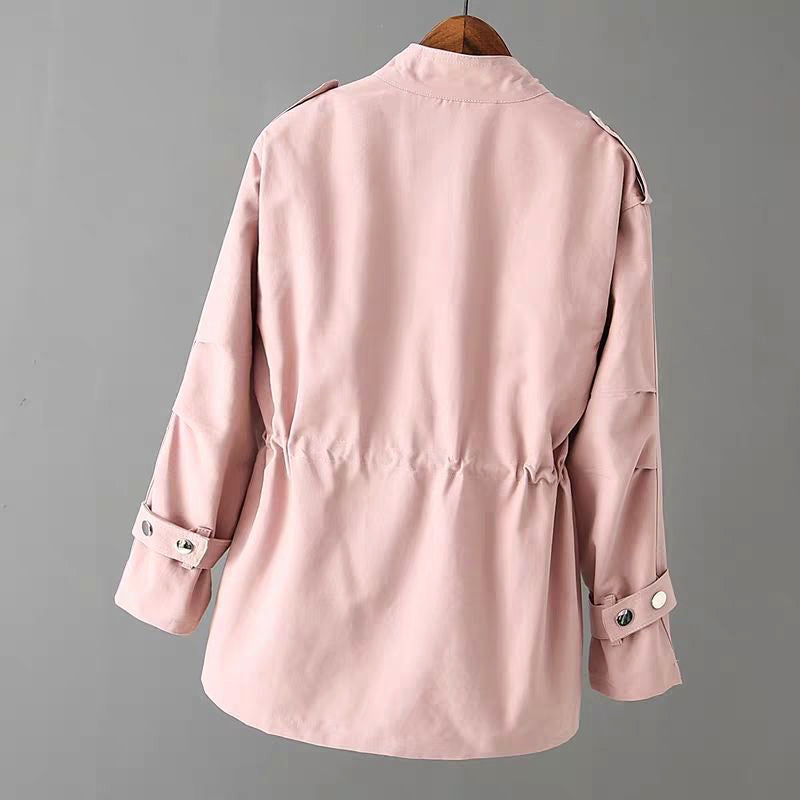 Muse and Valeur | Women's Utility Jacket, Zipper Closure