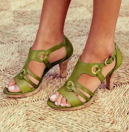 Muse & Valeur | Heeled Sandals for Women in Sustainable Material