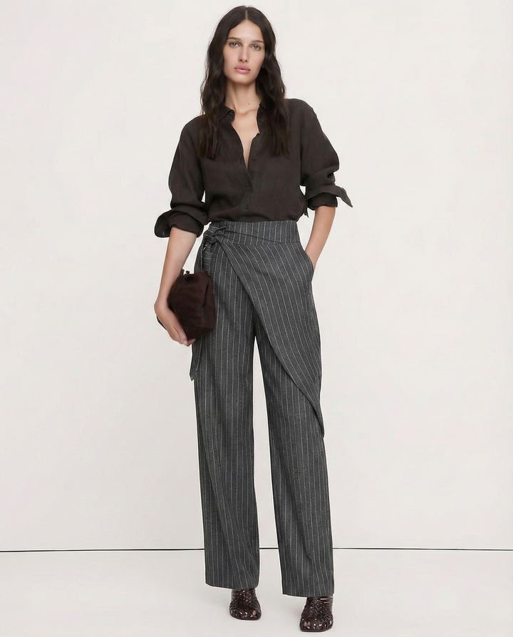Muse & Valeur | Cotton Wide-Leg Pant for Women