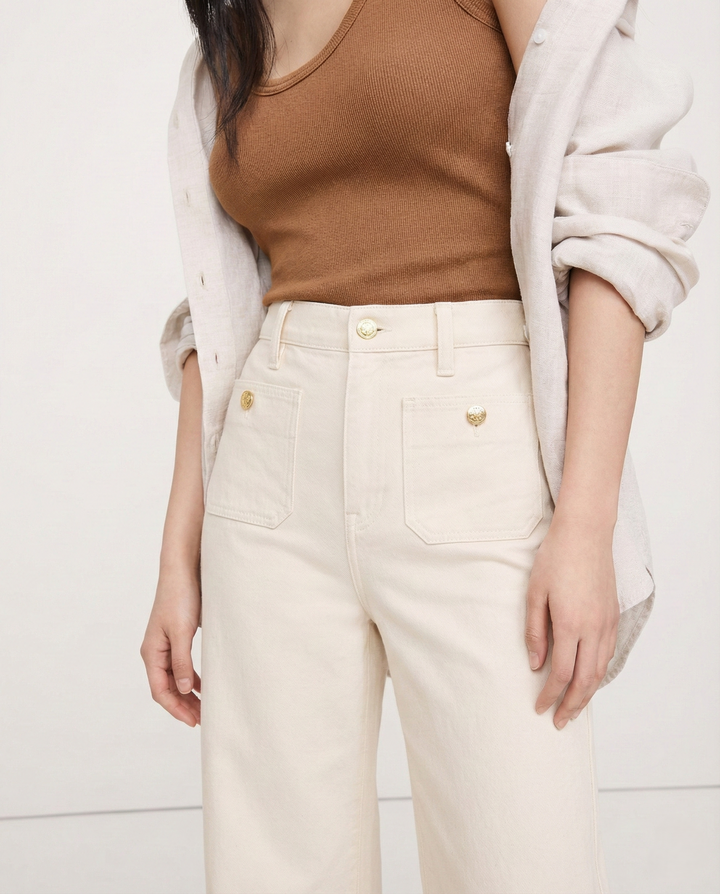 Muse & Valeur | Classic Wide-Leg Jean for Women in Denim