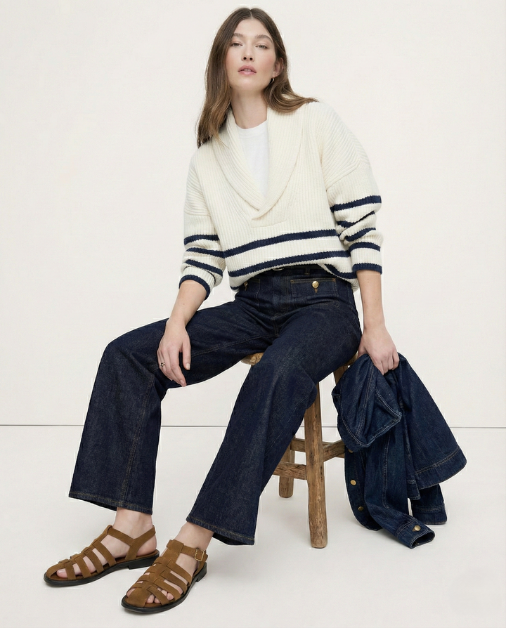 Muse & Valeur | Classic Wide-Leg Jean for Women in Denim
