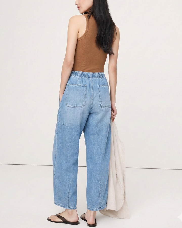 Muse & Valeur | Weekend Jean for Women in Denim, Slim Fit, Blue