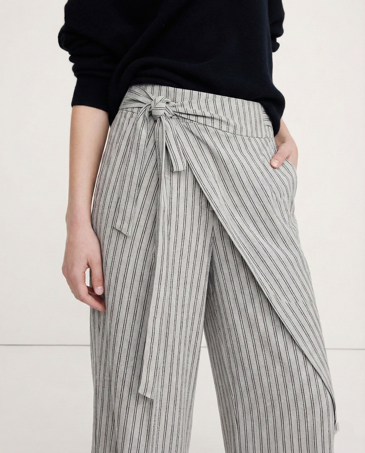 Muse & Valeur | Cotton Wide-Leg Pant for Women