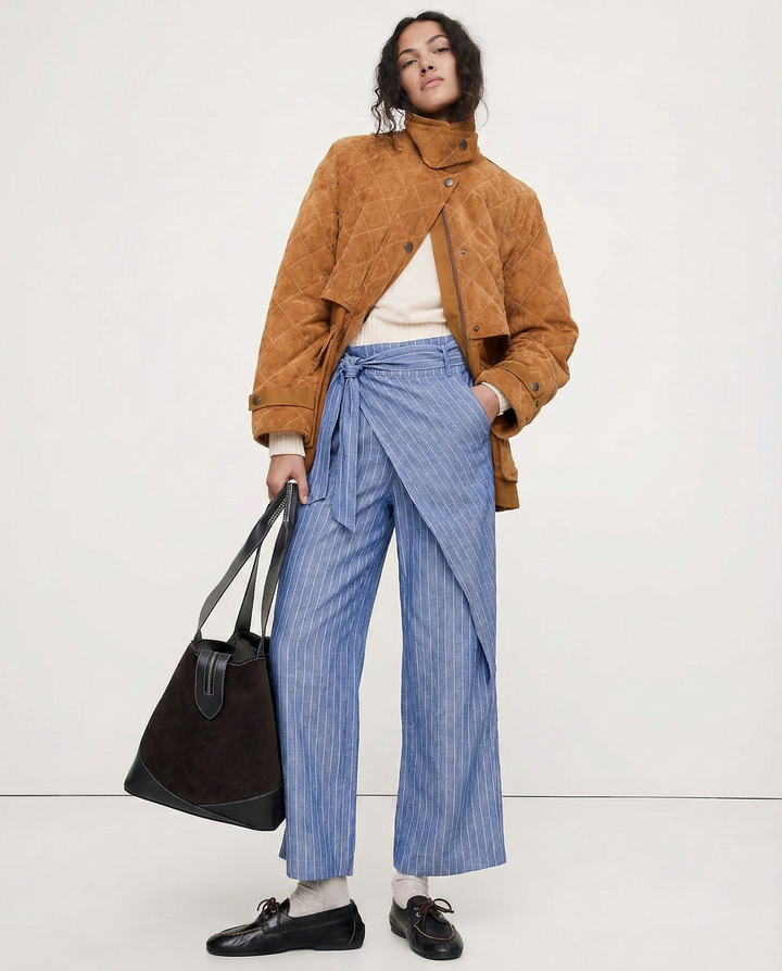 Muse & Valeur | Cotton Wide-Leg Pant for Women