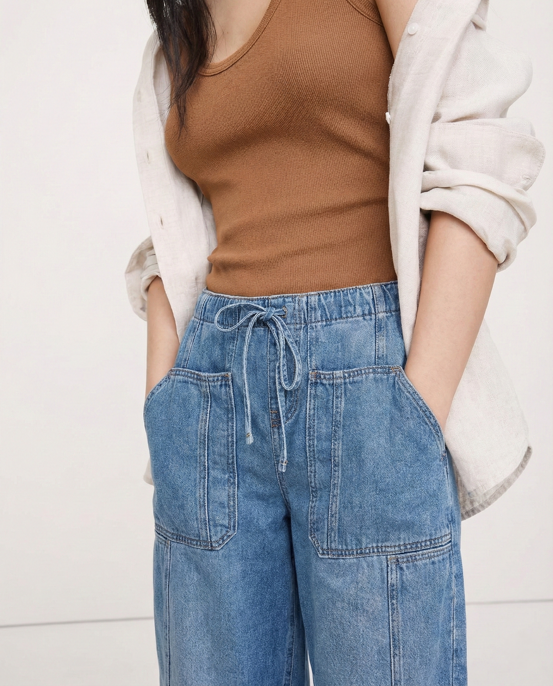 Muse & Valeur | Weekend Jean for Women in Denim, Slim Fit, Blue