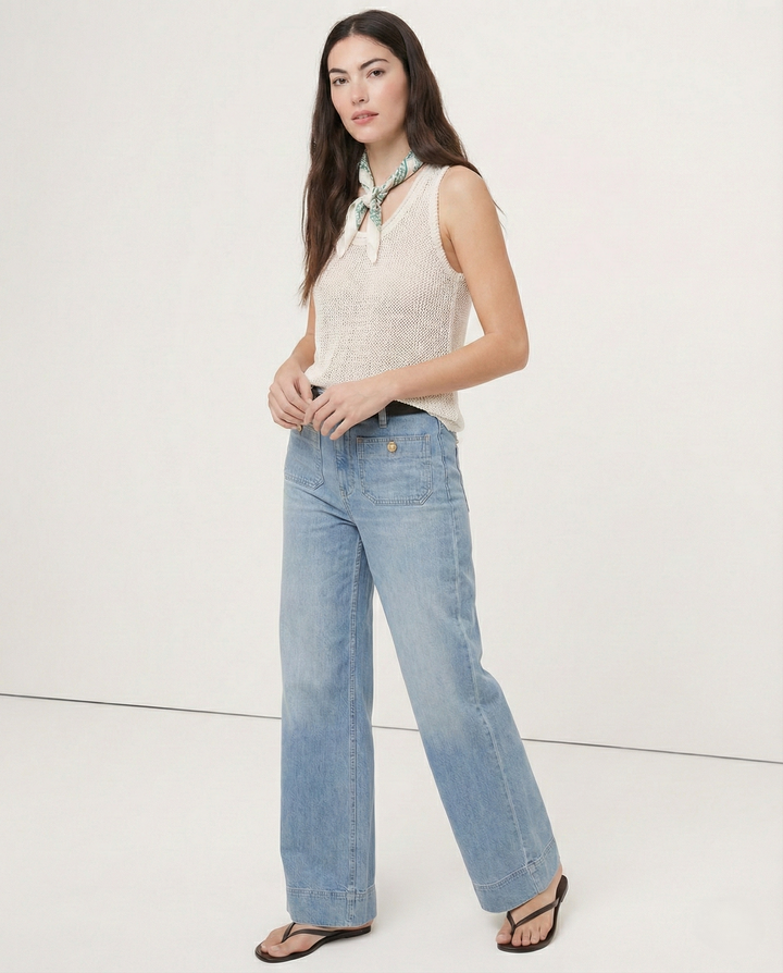 Muse & Valeur | Classic Wide-Leg Jean for Women in Denim
