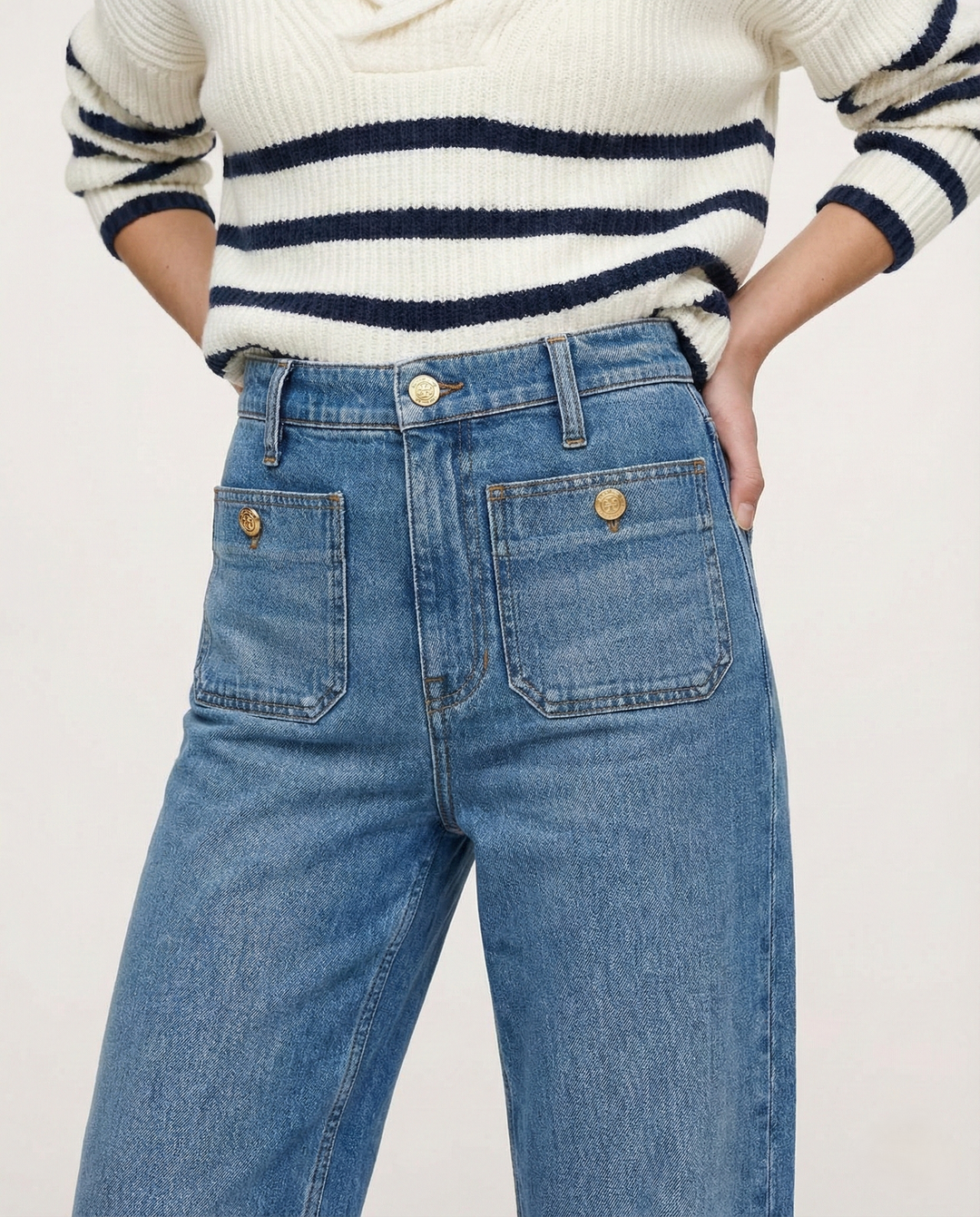 Muse & Valeur | Classic Wide-Leg Jean for Women in Denim