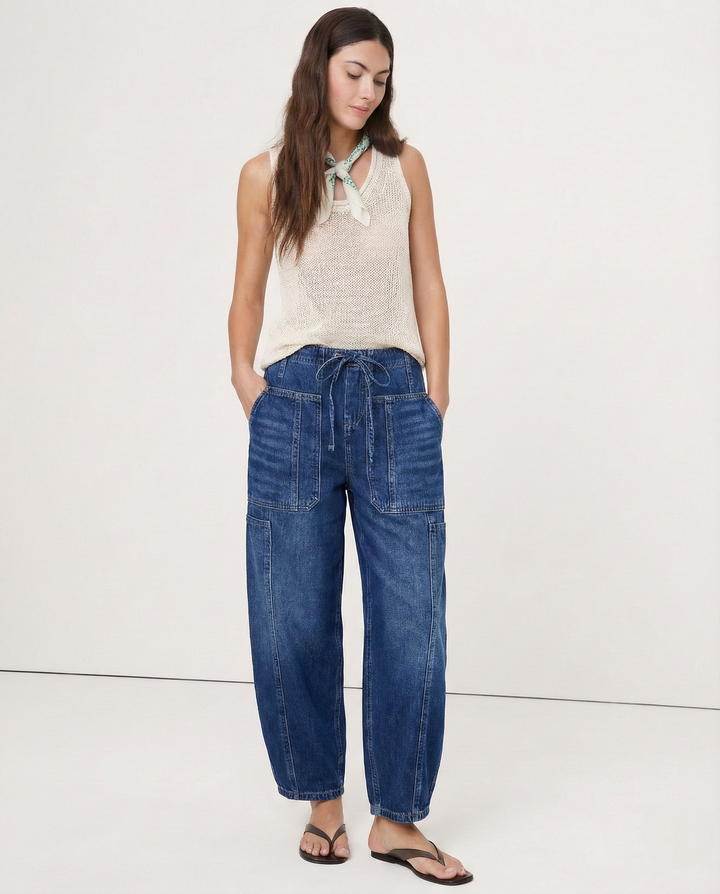Muse & Valeur | Weekend Jean for Women in Denim, Slim Fit, Blue
